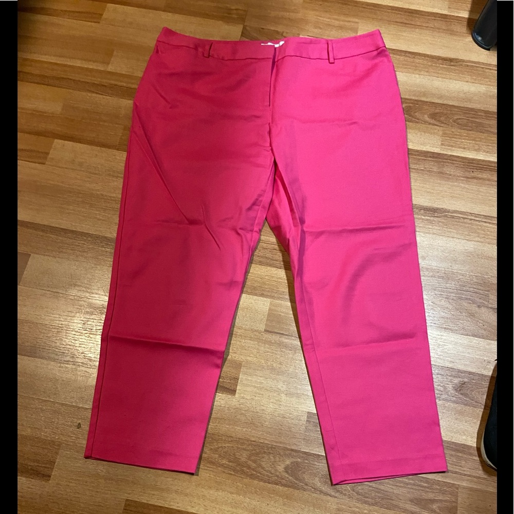 Liz Clayborne Emma style Pink Pants 
Size 18